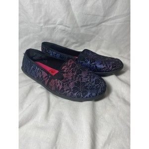 Disney Descendants Slip On Shoes Slip On Flats Pruple Pink Size 6